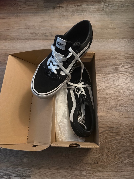 Vans Shoes - Vans Black and White Old Skool Low-Top Sneakers